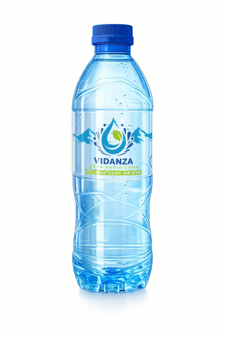 Botella individual de agua purificada VIDANZA